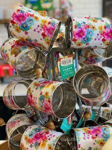 pioneer woman floral flour sifter