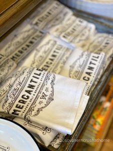 pioneer woman mercantile logo dish towel