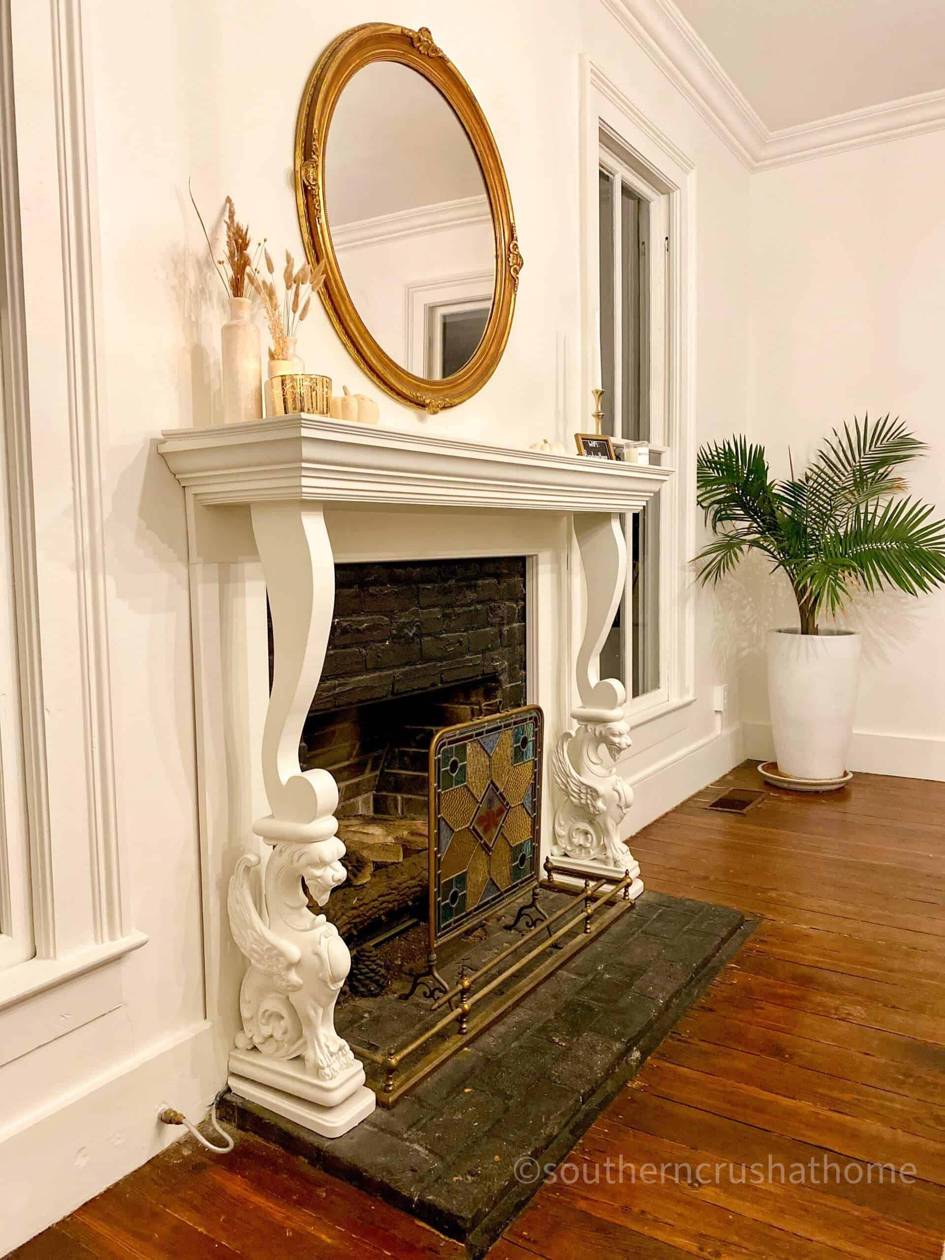 Bingham House Queen Wedding fireplace sitting room