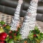Christmas Cone Trees at an angle styled