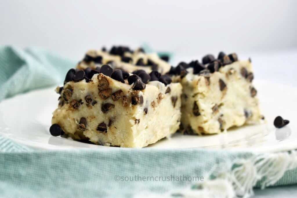 cookie dough fudge squares