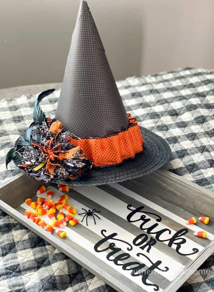 Halloween Witch Hat DIY styled