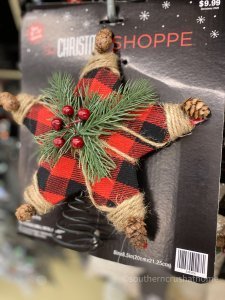 Hobby Lobby Christmas Decor Tour plaid topper