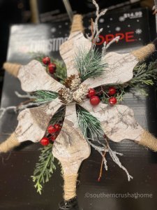 Hobby Lobby Christmas Decor Tour rustic topper