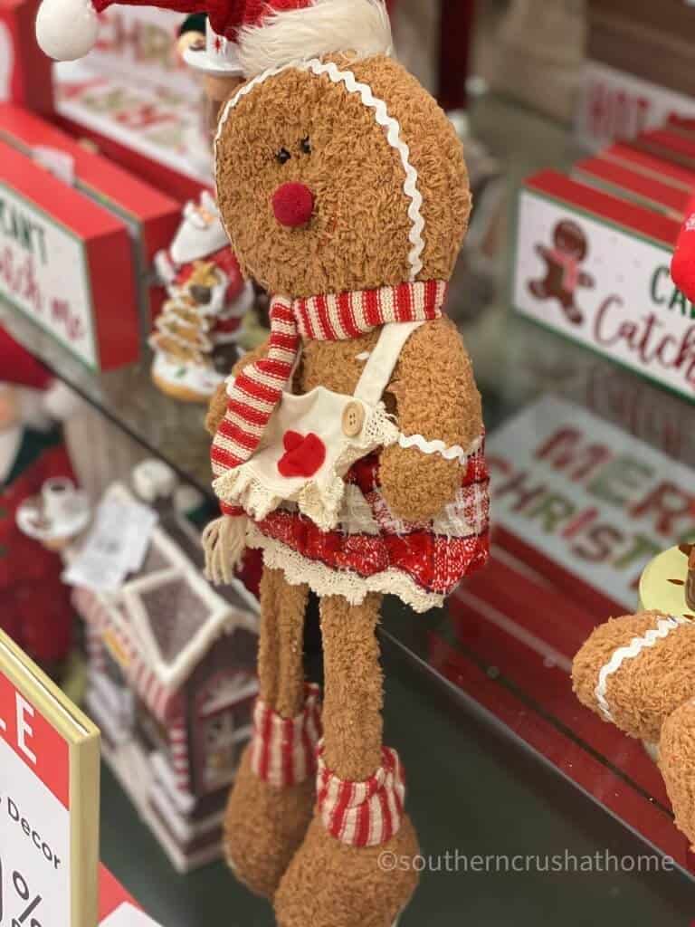 Hobby Lobby Christmas Decor Tour gingerbread girl