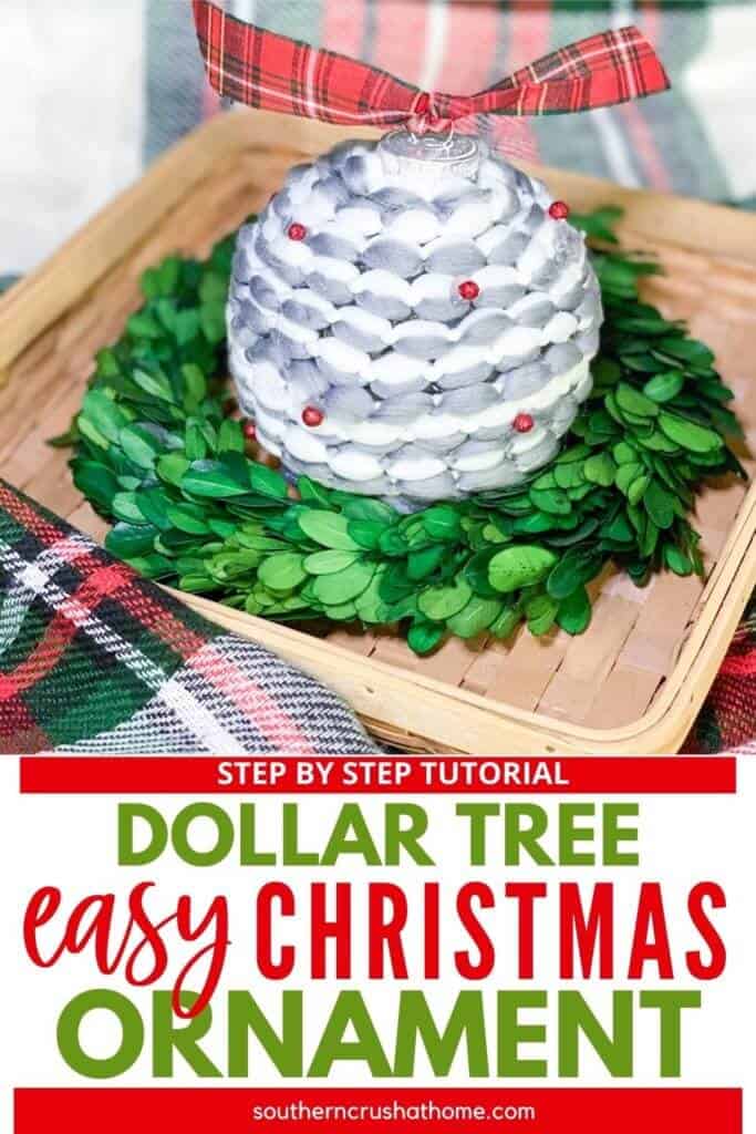 Easy Christmas ornament pin