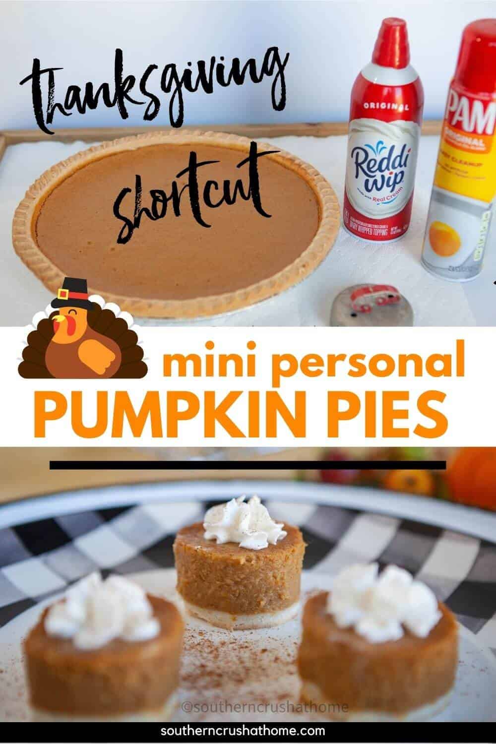 Mini Personal Pumpkin Pies (a Shortcut for Thanksgiving)