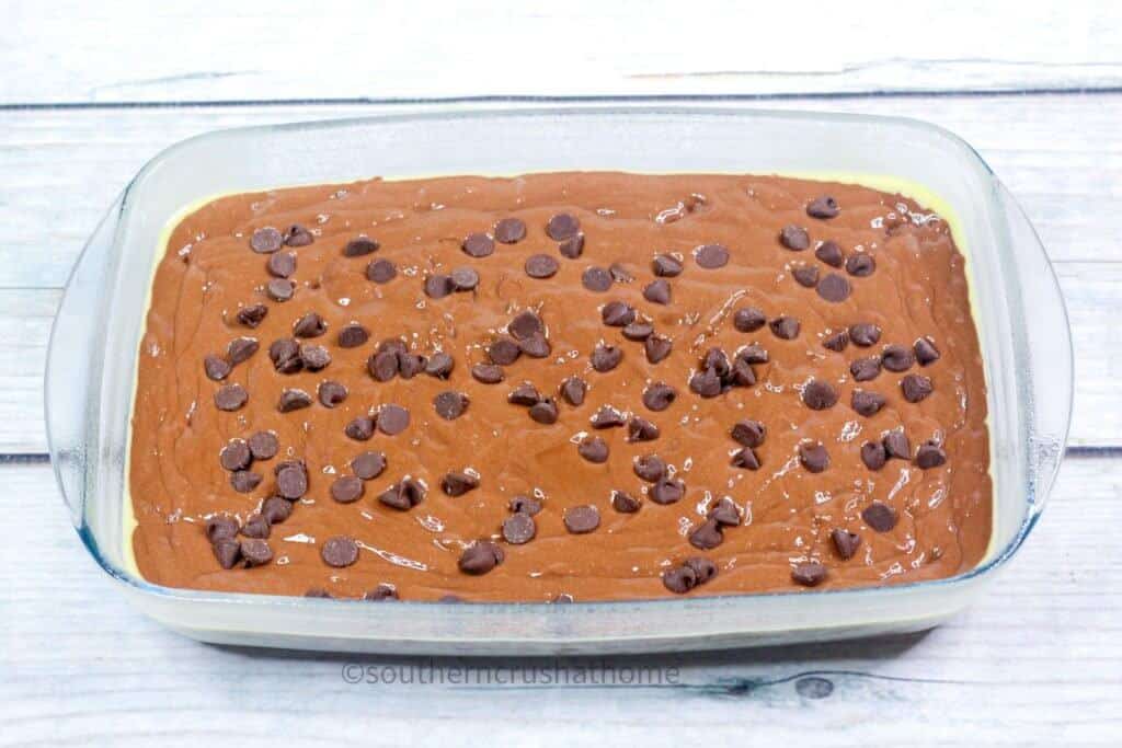 mix chocolate sheet cake