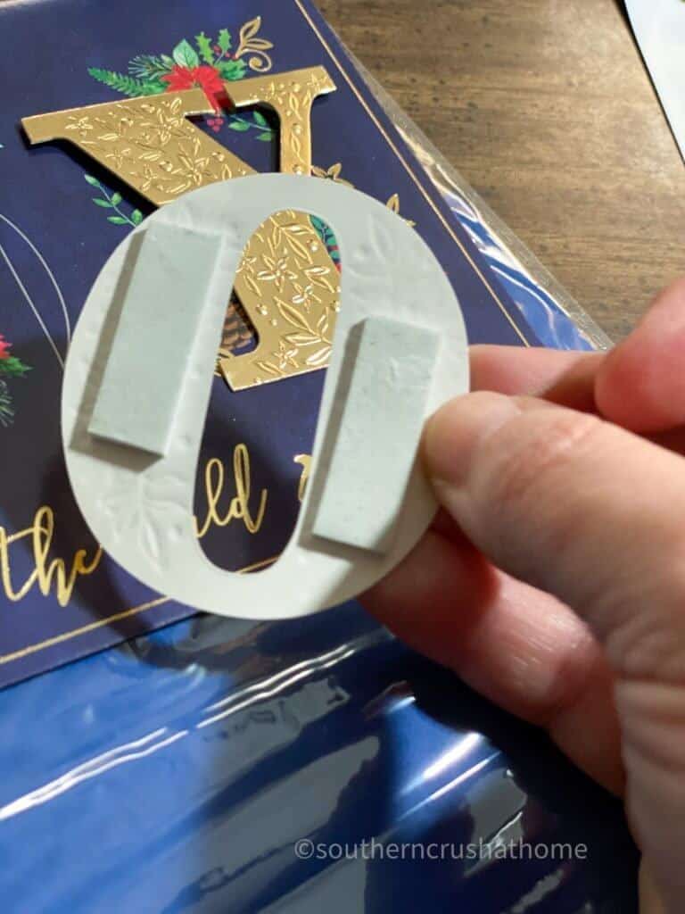 3-d lettering mounting tape