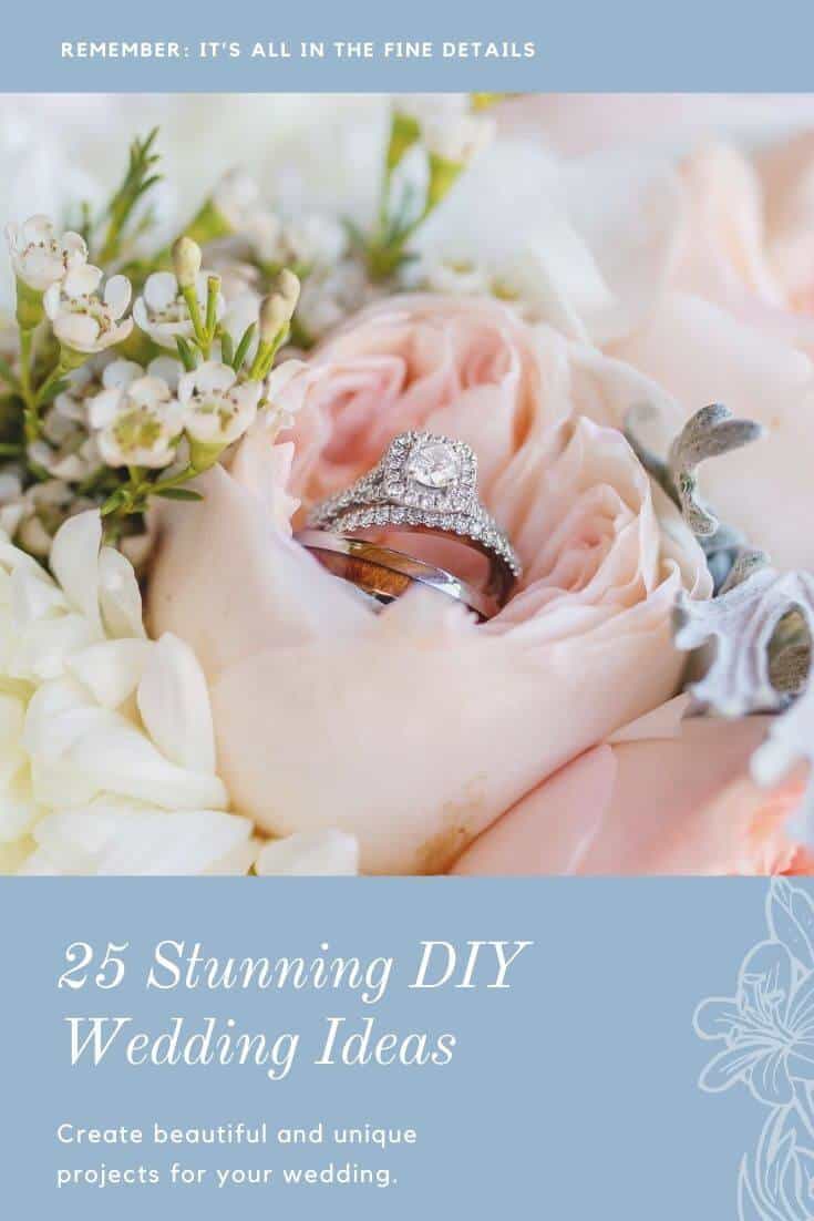 diy wedding ideas pin image