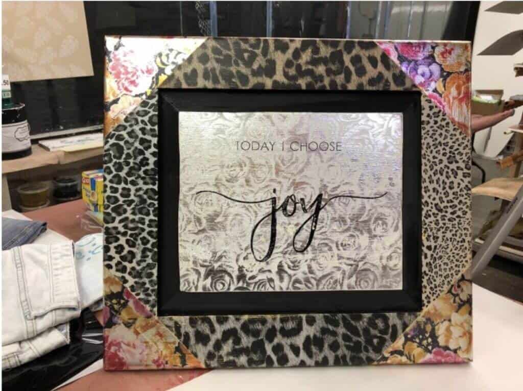 Designer Foil Finish picture frame