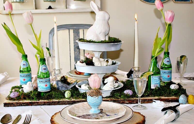 Light and Bright Easter Decor Ideas & an Easter Blog Hop!