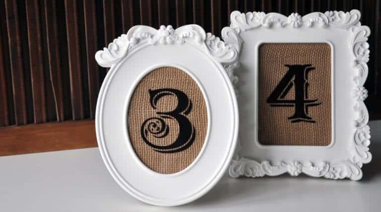 diy table numbers