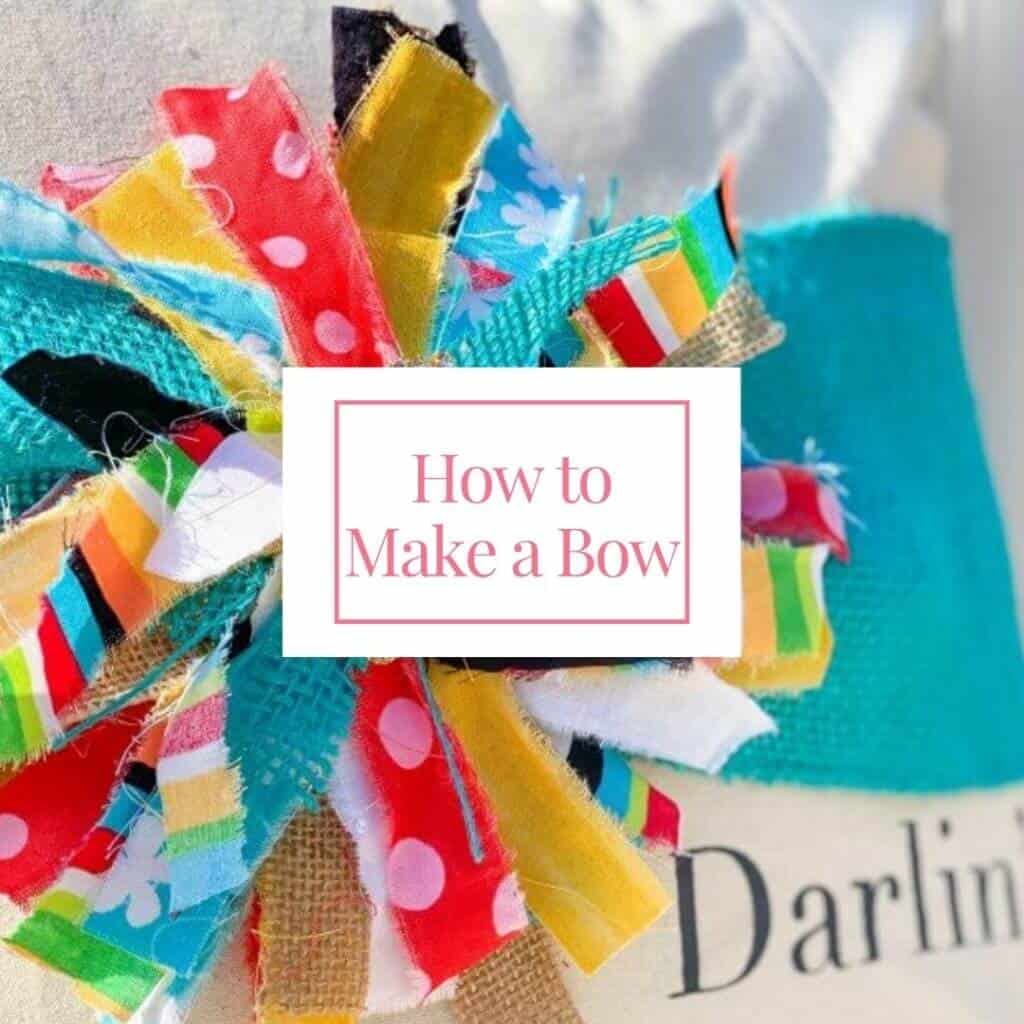 how to make a bow image