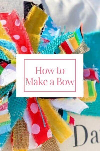 how to make a bow image