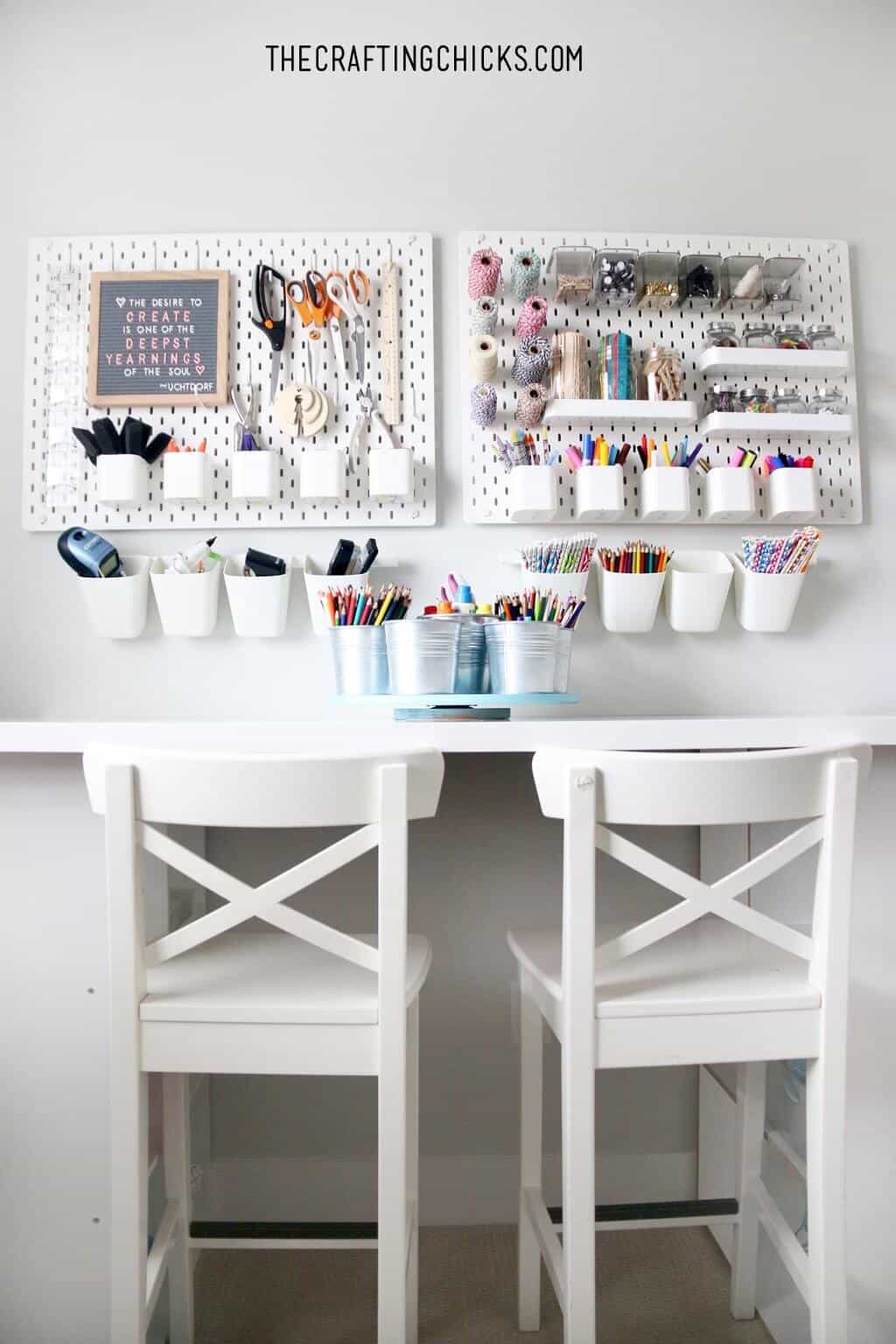 21 Craft Organization Ideas on a Budget - Southern Crush at Home