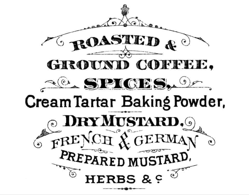 vintage coffee bar sign