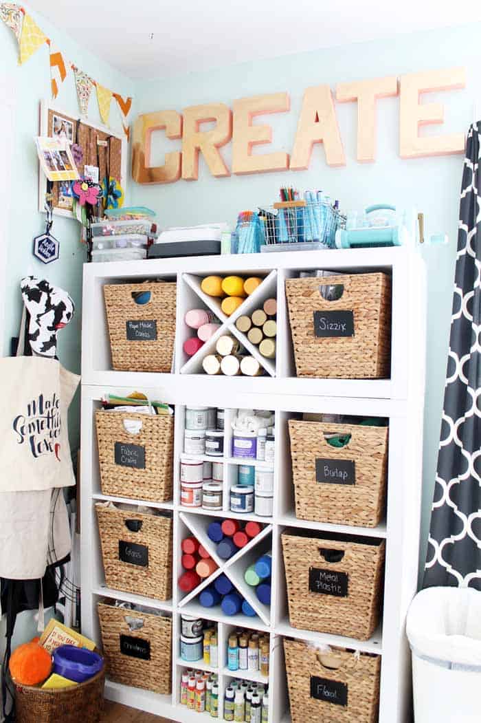 Inspiring Craft Room Storage Ideas - Craft Room Organization Ideas