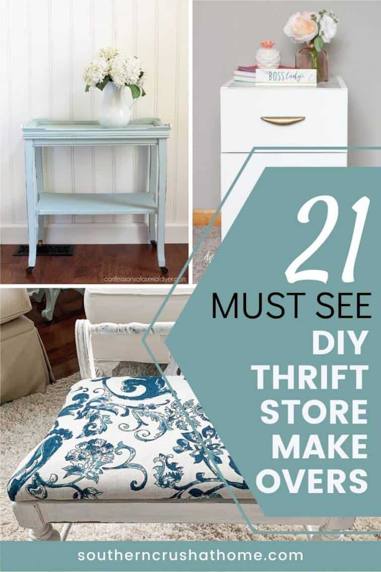 21 Best DIY Thrift Store Projects – Before And After