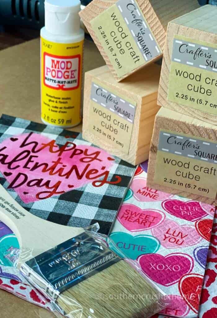 supplies for diy wood block