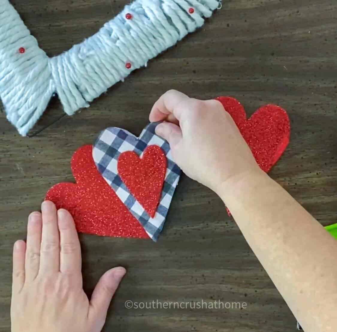 Heart Wreath DIY (Using a Mop Head) Southern Crush at Home