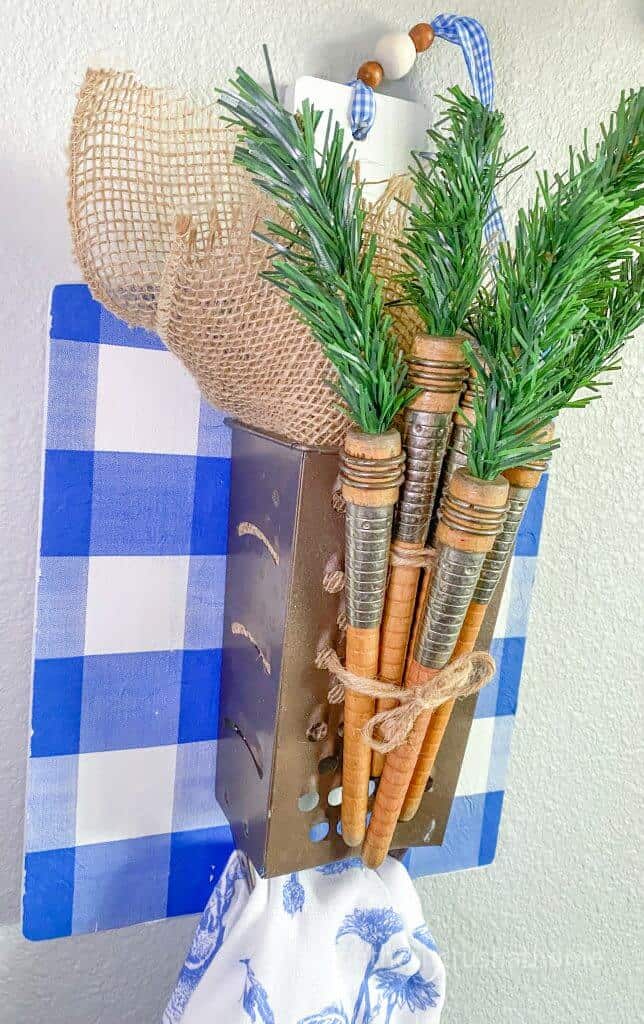 Repurposed Vintage Cheese Grater Wall Decor