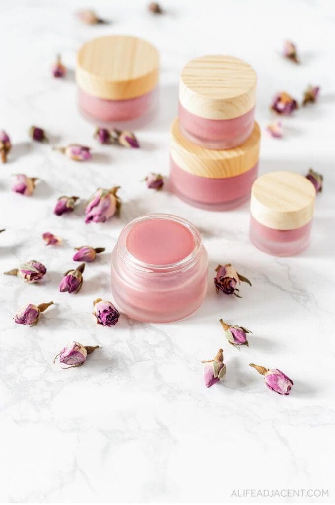 rose lip balm diy