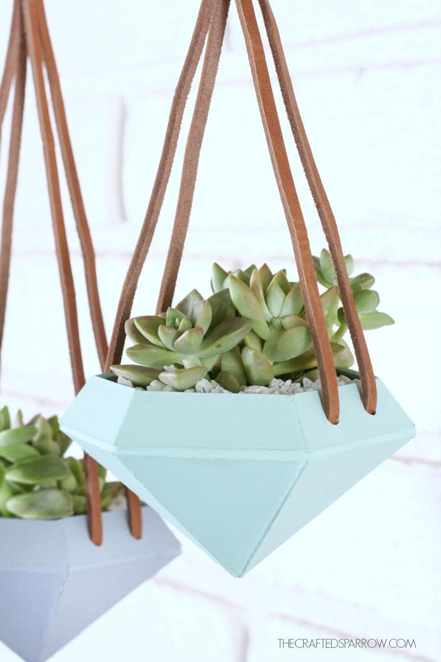 diamond succulent planter with cricut