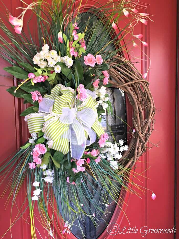 diy spring wreath