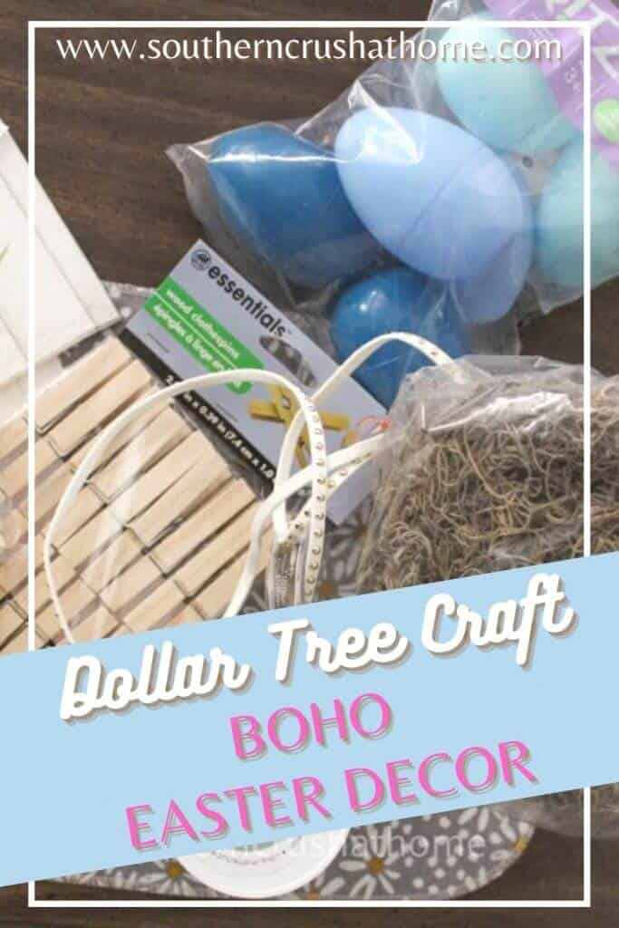 dollar tree boho decor supplies