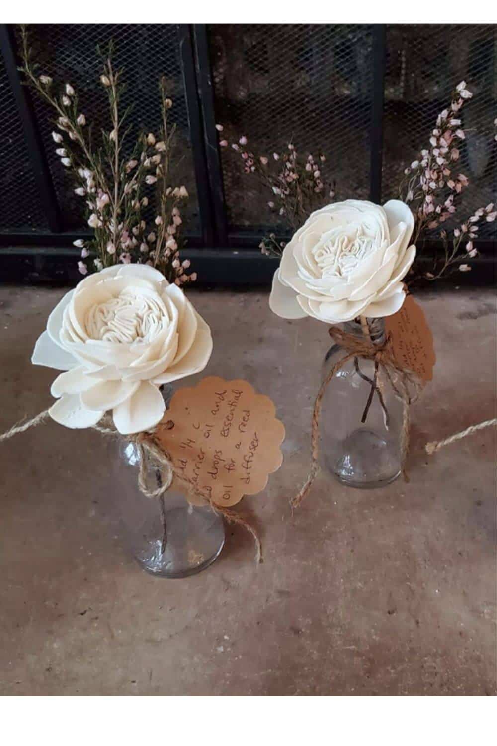 How To Make A Diy Wooden Flower Reed Diffuser