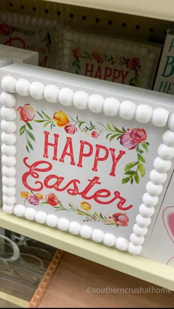 happy easter shelf sitter sign