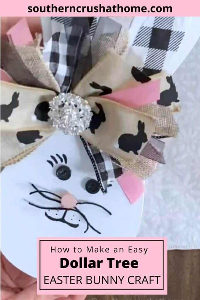 dollar tree paddle ball easter craft PIN