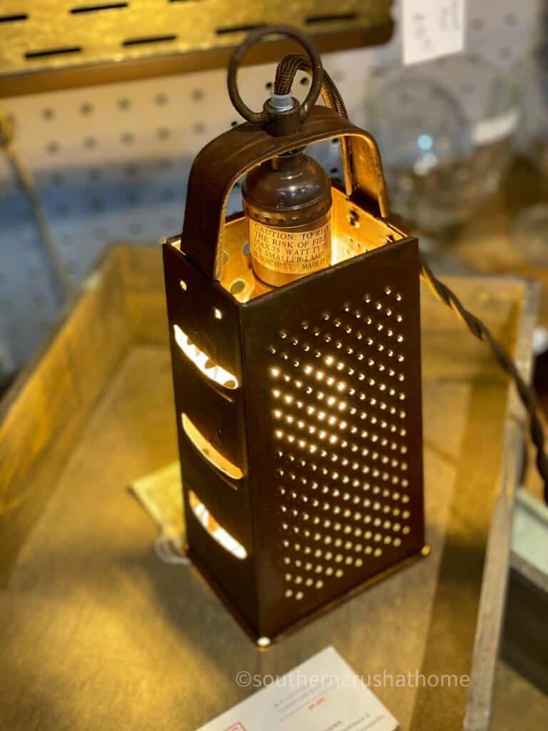 vintage grater light