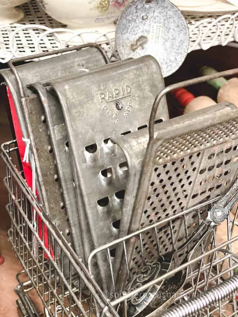 vintage rustic graters