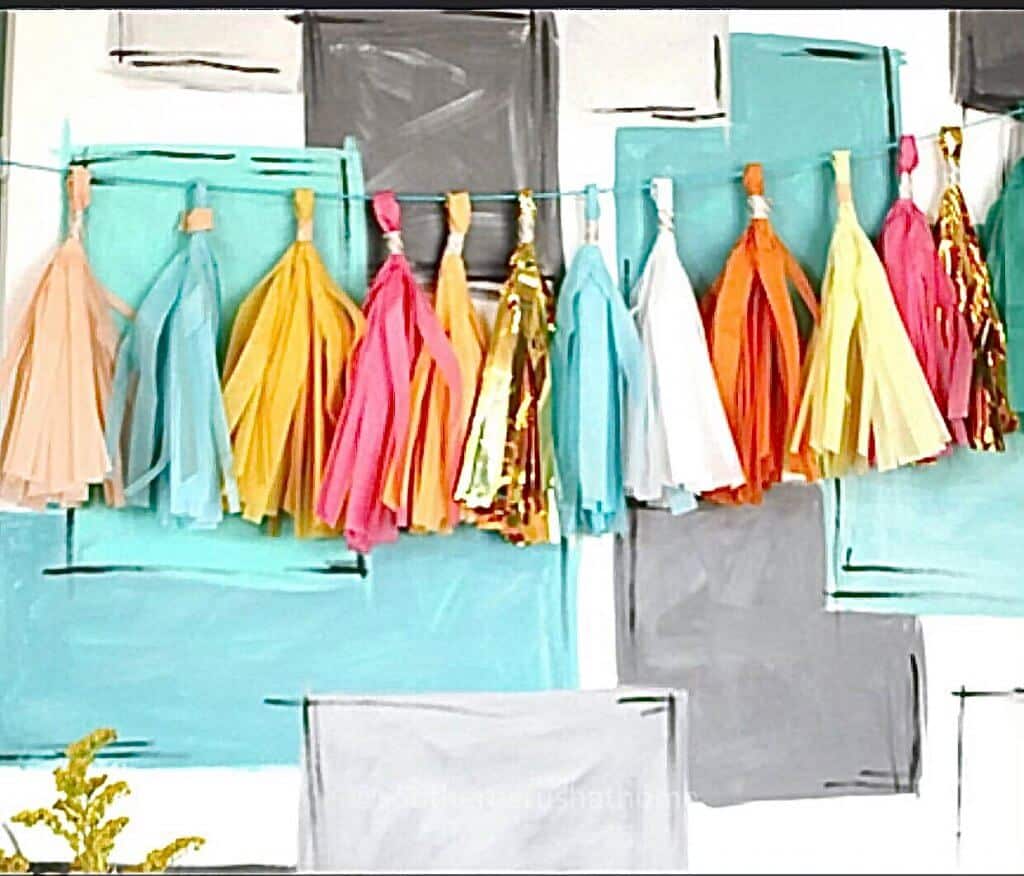 How To Make A Pretty Tissue Paper Banner DIY