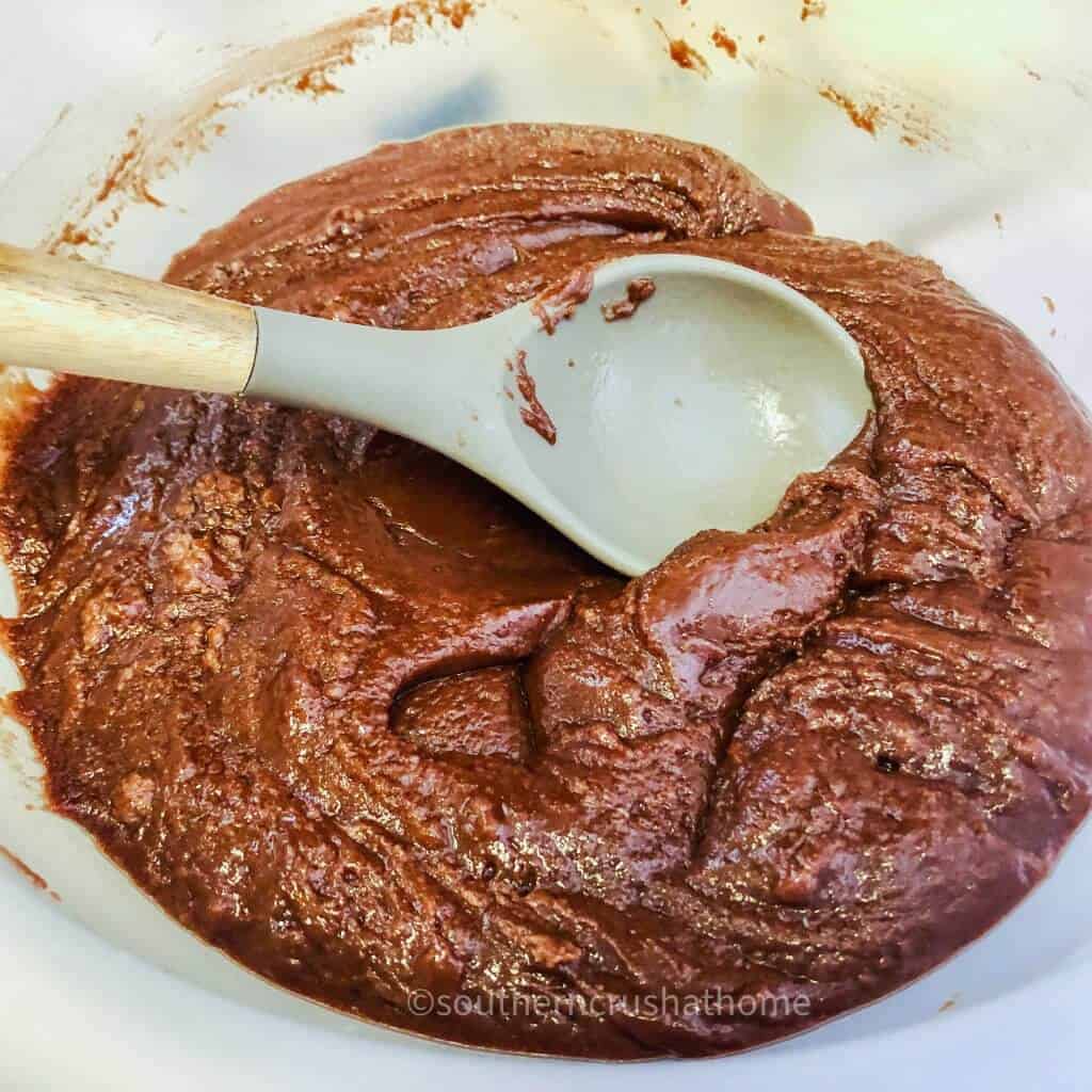 dr pepper cupcake chocolate batter