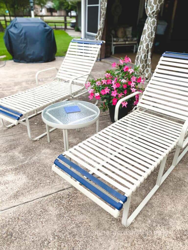 repair pool patio furniture