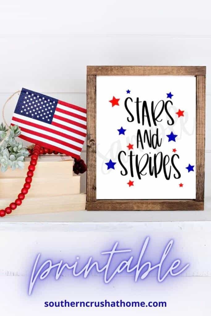 stars and stripes printable