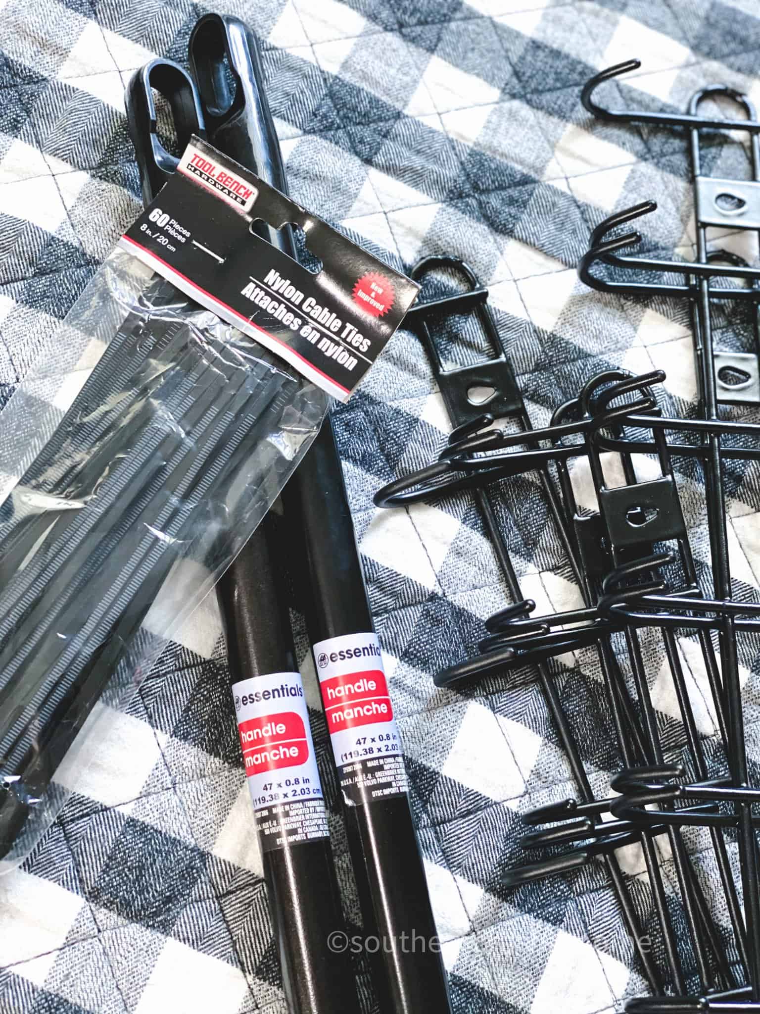 Wall Mounted Dollar Tree Mug Rack DIY Southern Crush at Home