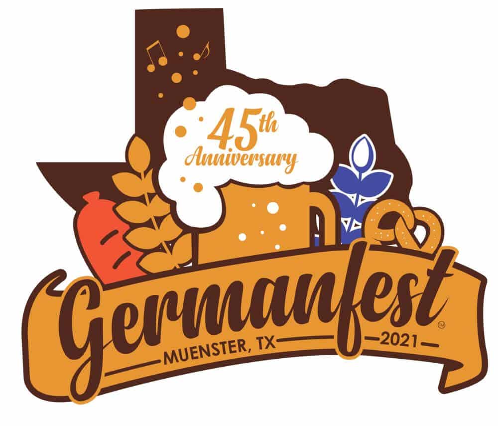 germanfest logo in muenster tx