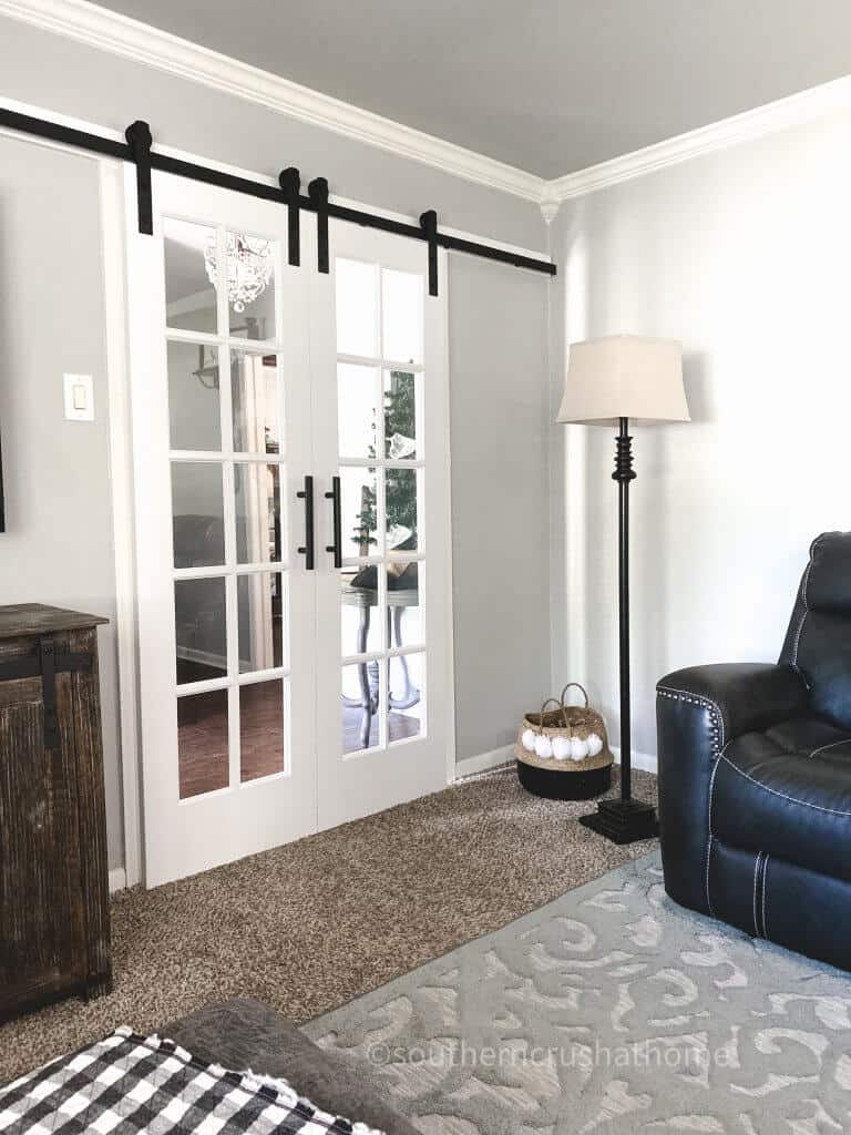 Hanging Sliding Barn Doors in Our Home