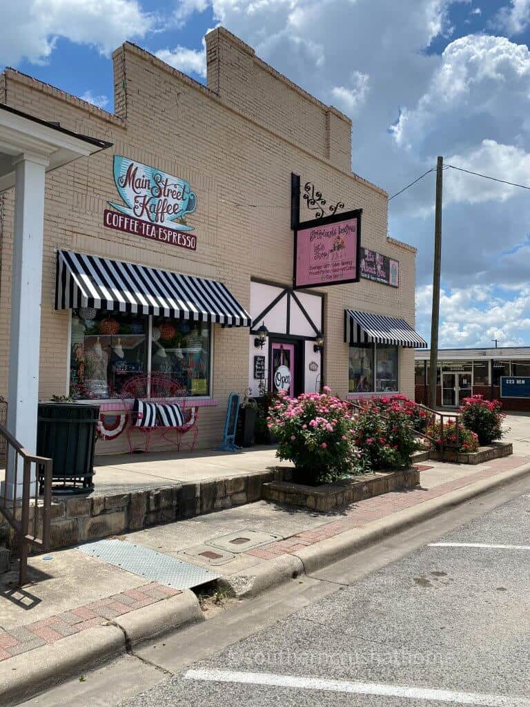 boutique and coffee shop