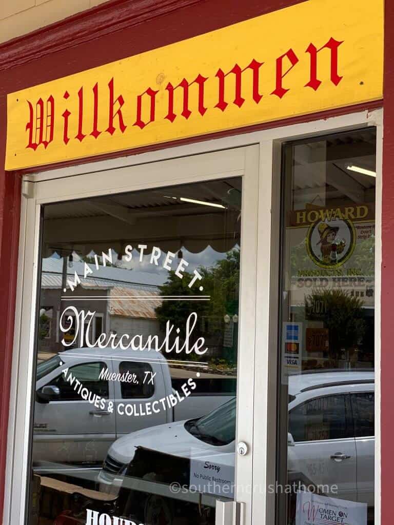 wilkommen sign