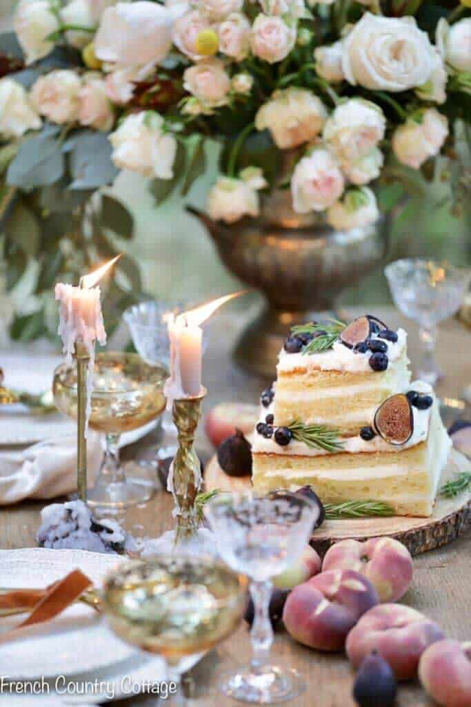 french country tablescape