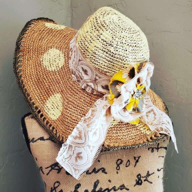 DIY Cowgirl Summer Bonnet
