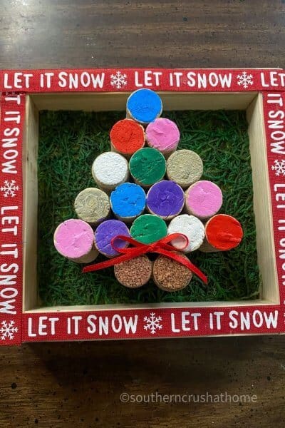 wine cork Christmas Tree