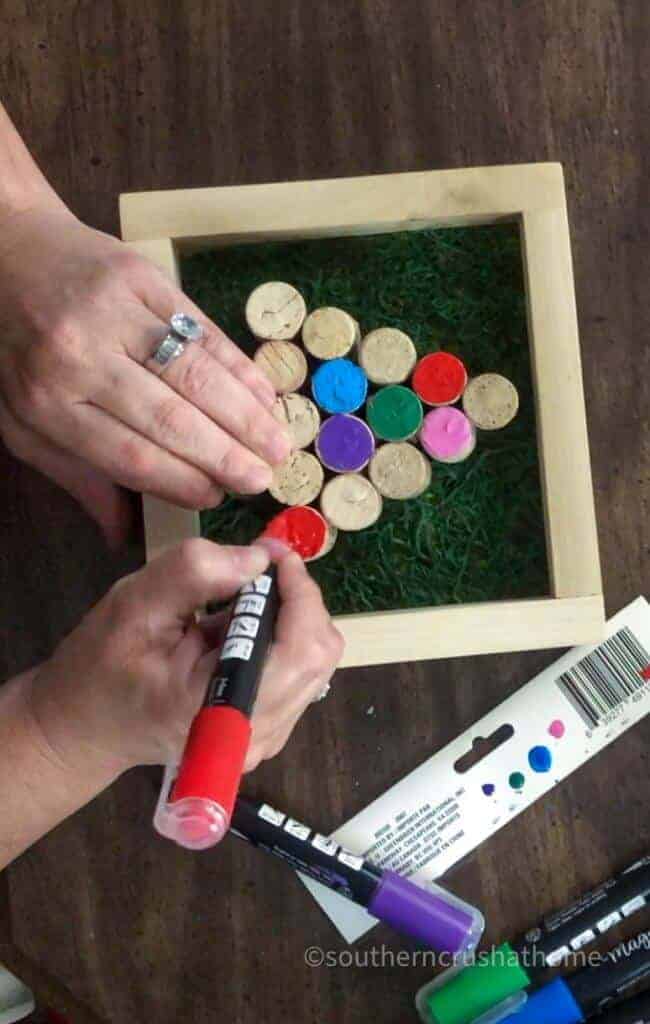 using sharpies to paint tree