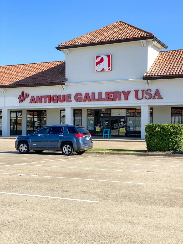 Denton TX the Antique Gallery USA storefront