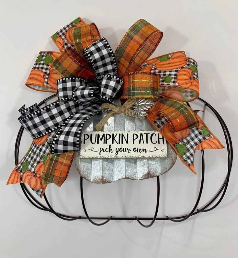 pumpkin patch dollar tree pumpkin wreath